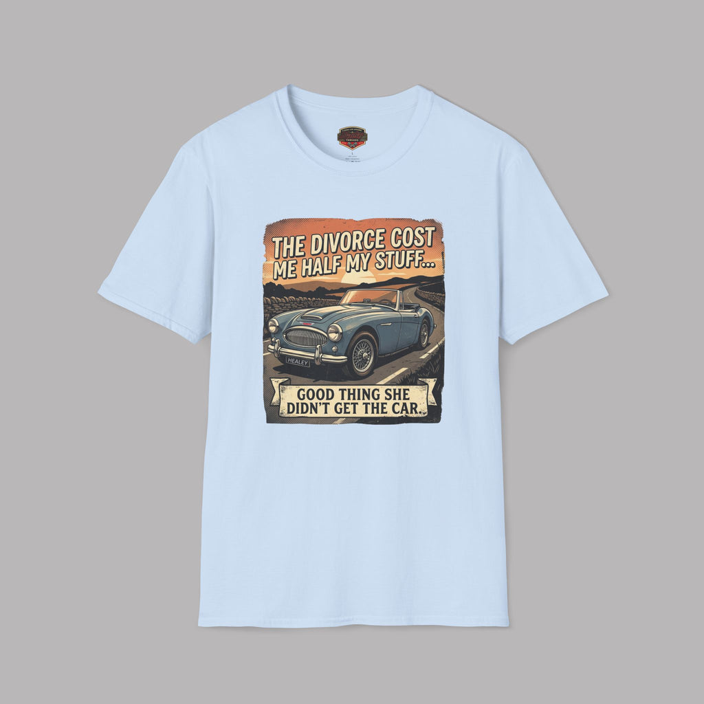 Divorce Car T-Shirt - Funny Classic Car Graphic Tee