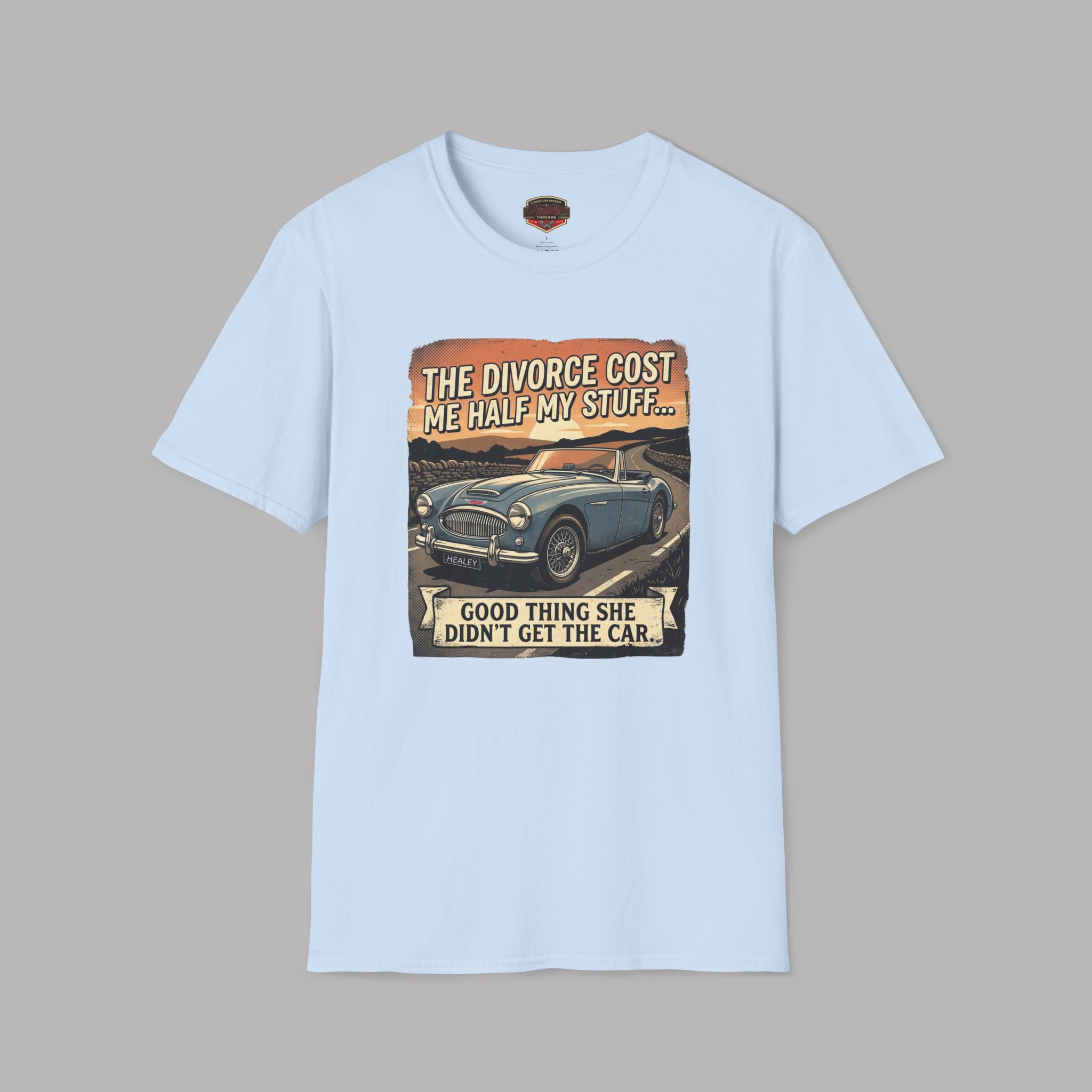 Divorce Car T-Shirt - Funny Classic Car Graphic Tee