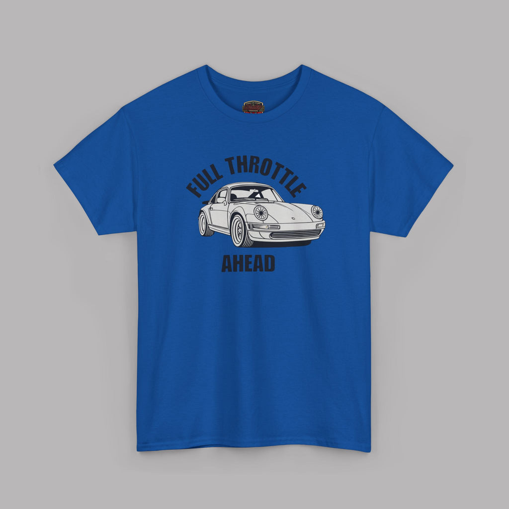 Full Throttle T-Shirt – Vintage Sports Car Graphic Tee
