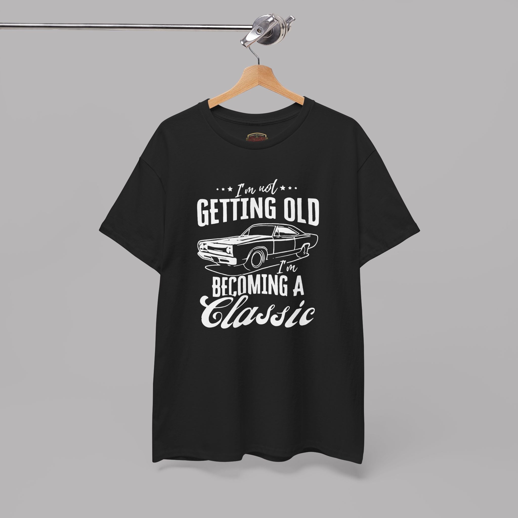 Classic Car Birthday T-Shirt - I'm Becoming a Classic Tee