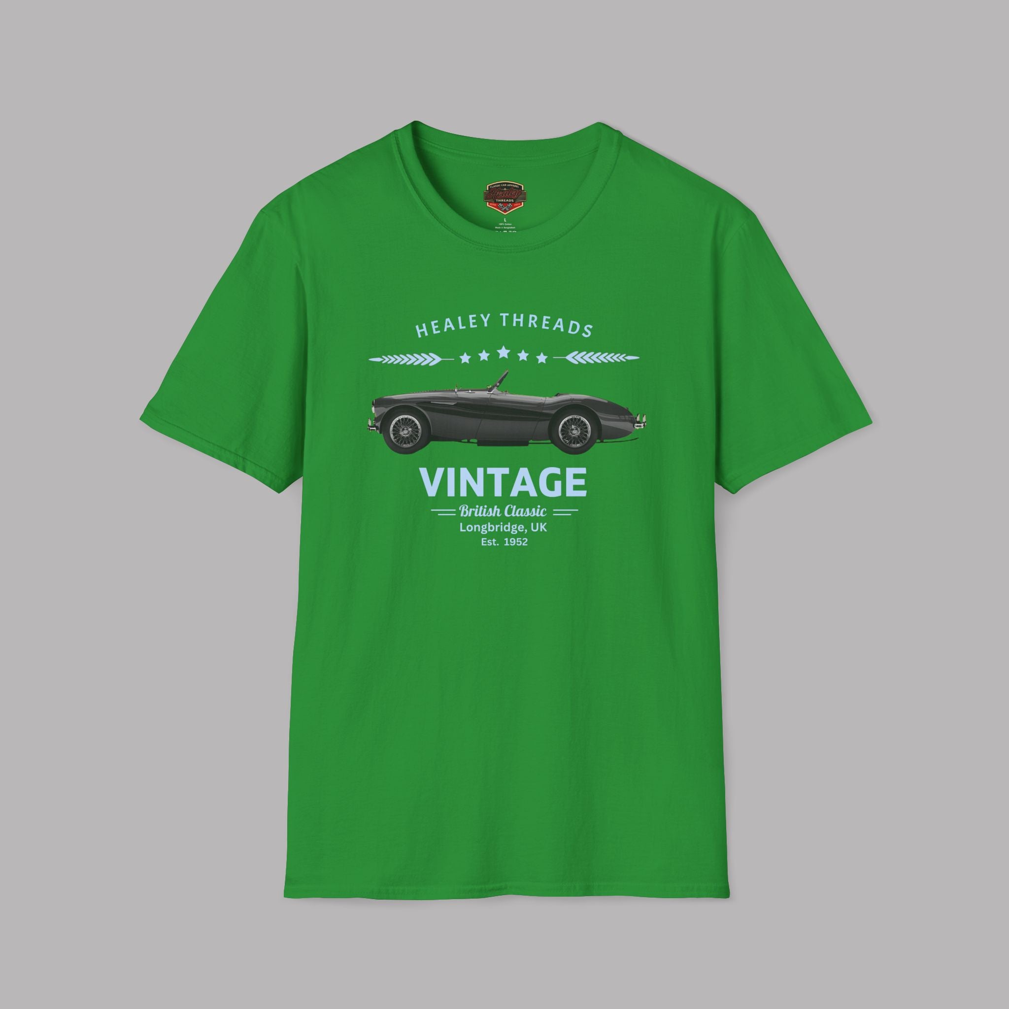 Vintage British Classic Tee | Roadster Badge Gift Shirt
