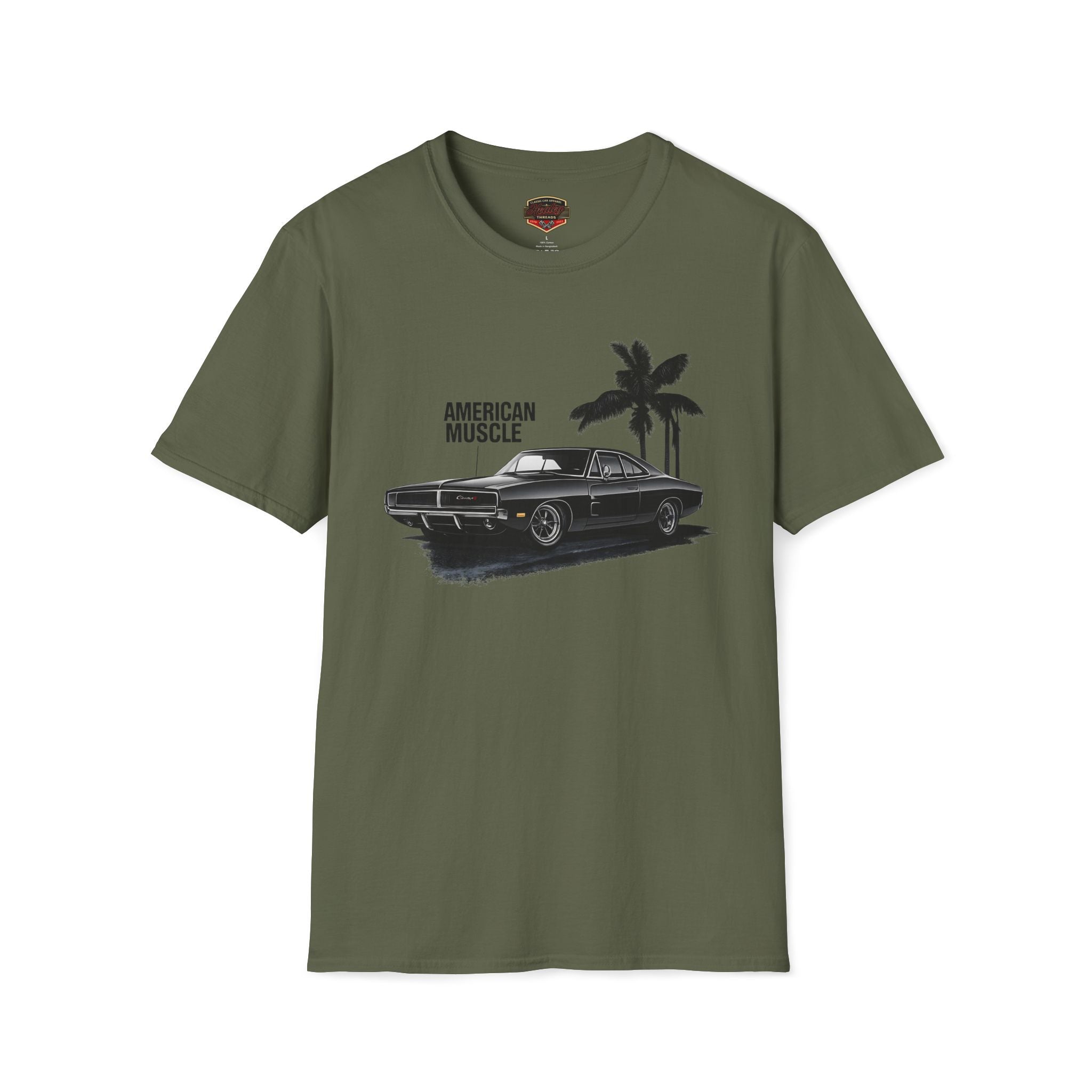 American Muscle Car T-Shirt - Retro Dodge Charger Tee