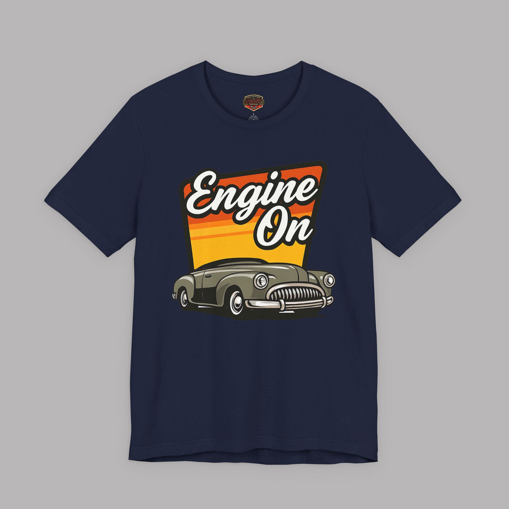 Retro Classic Car Tee | Engine On Vintage Gift Shirt